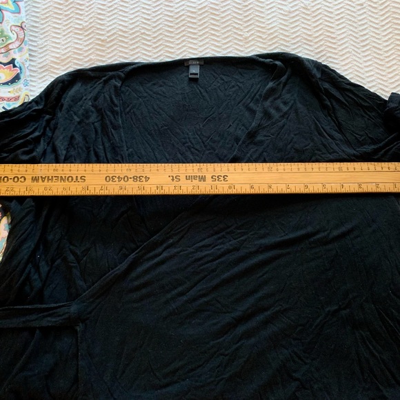 J crew wrap sweater ballet style L - Picture 4 of 4